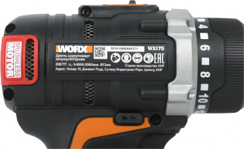 Дрель-шуруповерт Worx WX175