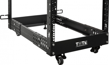 Стойка двухрамная Lanmaster TWT-RACK2-42U-LT-ADJ 42U 600ммX1020мм 360кг черный