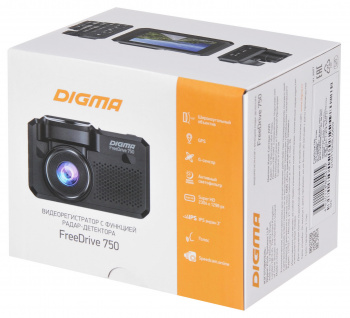 Видеорегистратор с радар-детектором Digma  Freedrive 750
