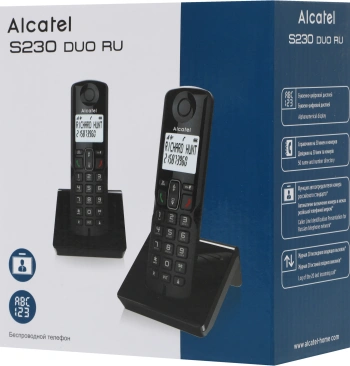 Р/Телефон Dect Alcatel S230 DUO RU