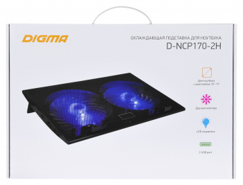 Подставка для ноутбука Digma D-NCP170-2H