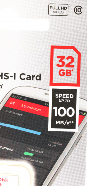 Флеш карта microSDHC 32GB Sandisk  SDSQUNR-032G-GN3MN