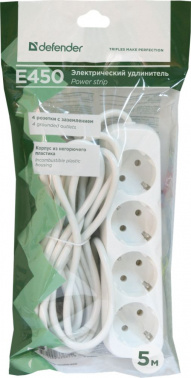 Сетевой удлинитель Defender E450