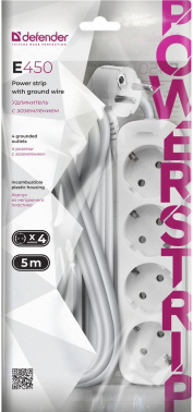 Сетевой удлинитель Defender E450