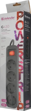 Сетевой удлинитель Defender G430