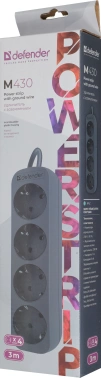 Сетевой удлинитель Defender M430