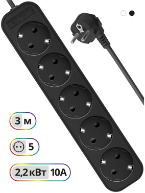 Сетевой удлинитель Defender M530