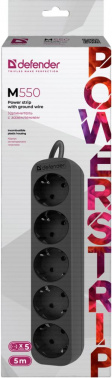 Сетевой удлинитель Defender M550