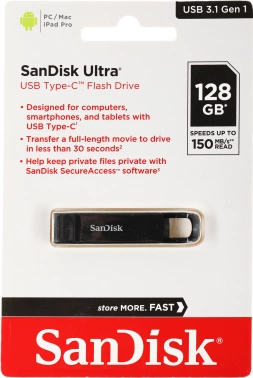 Флеш Диск Sandisk 128Gb Type-C SDCZ460-128G-G46