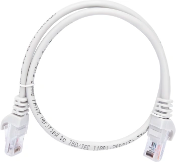 Патч-корд ITK PC01-C5EU-05M UTP RJ-45 вил.-вилка RJ-45 кат.5E 0.5м серый ПВХ