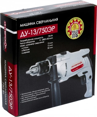 Дрель ударная Интерскол ДУ-13/750ЭР