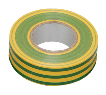 Изолента IEK ш.15мм 20м желтый/зеленый (упак.:10шт) (UIZ-13-10-K52-10PCS)