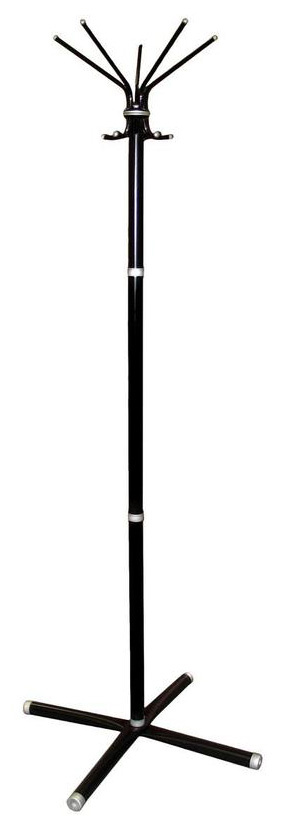 Вешалка напольная А-С5 черный основание крестовина для верхней одежды метал. (упак.:1шт)