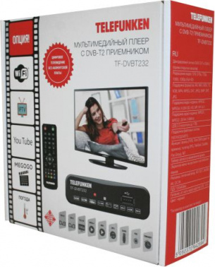 Ресивер DVB-T2 Telefunken TF-DVBT232