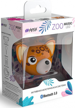 Колонка порт. Hiper Zoo Music Леопард