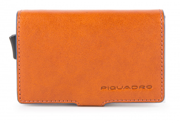 Чехол для кредитных карт Piquadro B2S PP5472B2SR/AR оранжевый натур.кожа
