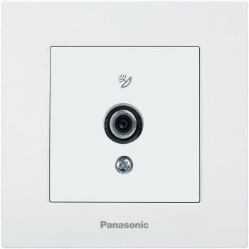 Розетка телев. Panasonic Karre Plus WKTC04582WH-RU скрыт. IP20 белый (упак.:1шт)