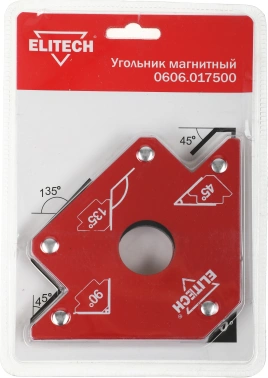 Магнитный угольник Elitech  0606.017500
