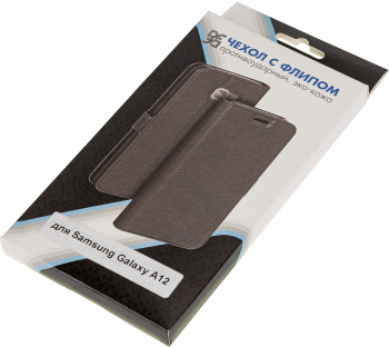 Чехол (флип-кейс) DF для Samsung Galaxy A12/M12 sFlip-75