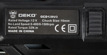 Дрель-шуруповерт Deko GCD12DU3 SET 4