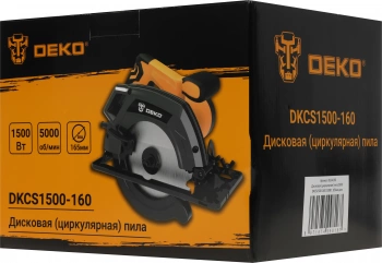Циркулярная пила (дисковая) Deko DKCS1500-160