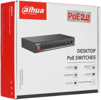 Коммутатор Dahua  DH-PFS3010-8GT-96