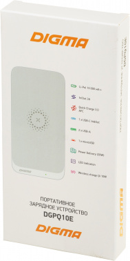 Мобильный аккумулятор Digma  DGPQ10E