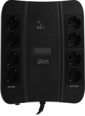 Источник бесперебойного питания Powercom Spider SPD-900U LCD USB