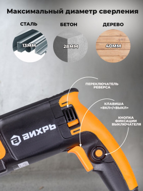 Перфоратор Вихрь П-850К