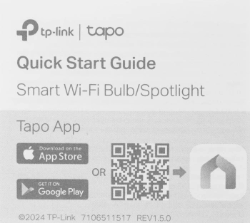 Умная лампа TP-Link Tapo L530E