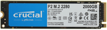 Накопитель SSD Crucial PCIe 3.0 x4 2TB CT2000P2SSD8