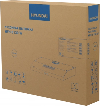 Вытяжка козырьковая Hyundai HFH 6130 W