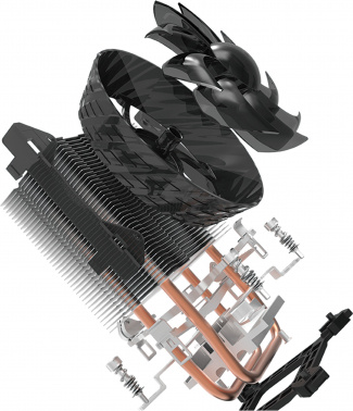 Устройство охлаждения(кулер) Cooler Master Hyper T200 PWM