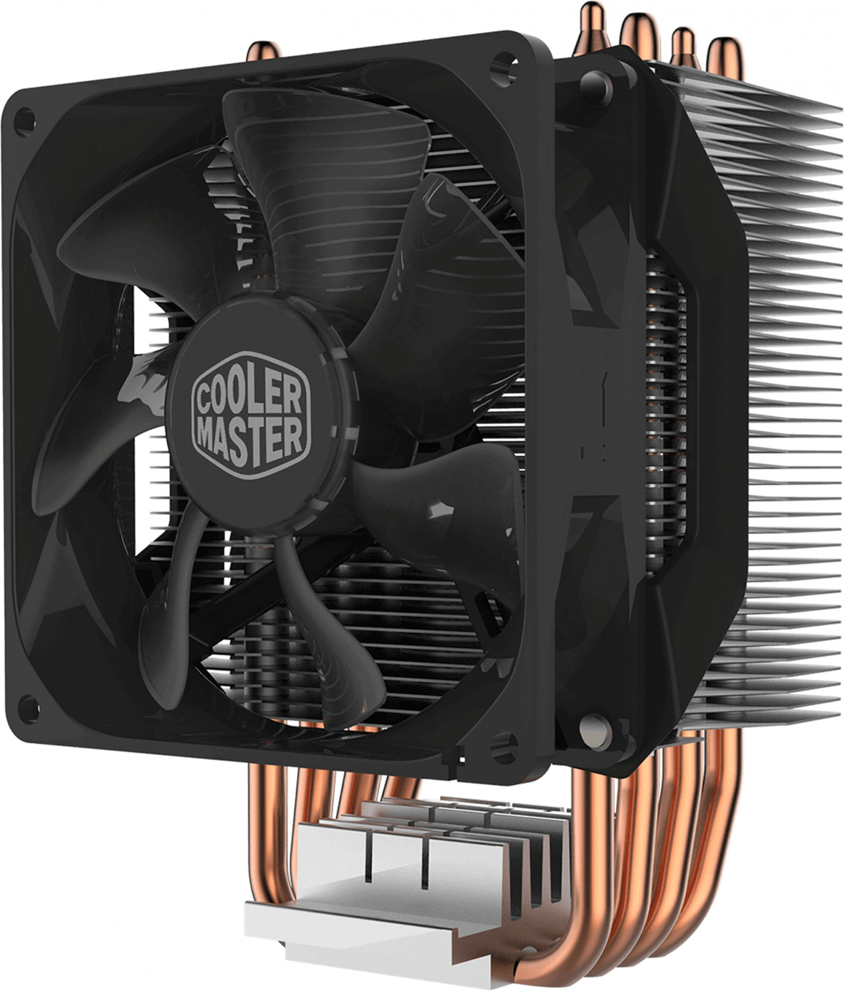 Устройство охлаждения(кулер) Cooler Master Hyper H412R  Soc-AM5/AM4/1151/1200/1700 черный 4-pin 18-29dB Al+Cu 120W 358gr Ret