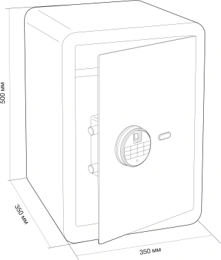 Сейф мебельный Cactus  CS-SF-F50