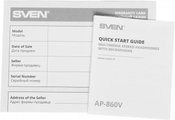 Наушники мониторные Sven AP-860V