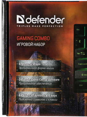Клавиатура + мышь Defender Glion