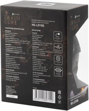 Наушники с микрофоном Оклик HS-L910G DEATH_CURE