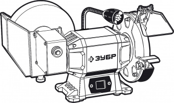 Электроточило Зубр ПТМ-150