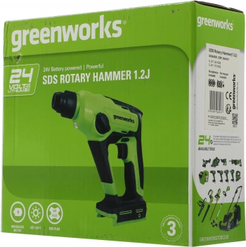 Перфоратор Greenworks GD24SDS1