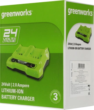 Зарядное устройство Greenworks  G24X2UC2