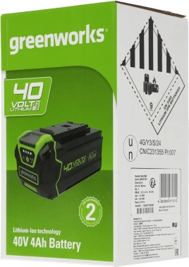 Батарея аккумуляторная Greenworks  G40USB4