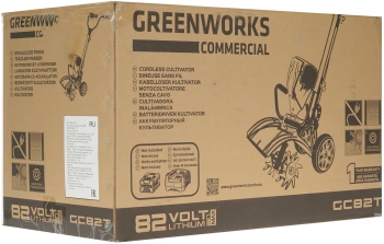 Культиватор Greenworks  GC82T