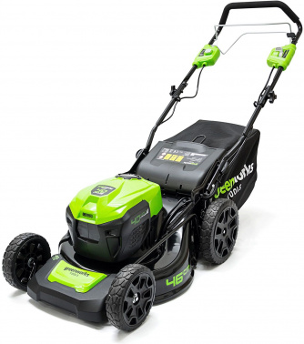 Газонокосилка роторная Greenworks GD40LM46SPK4