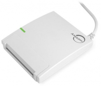 Компонент ПАК Aladdin Проф смарт-карт ридер Enterprise-класса с повыш ресурсом контакт груп+Микролифт USB 2.0 Type-A светло-серый+Рук пользов (JCR721-0AWRP)
