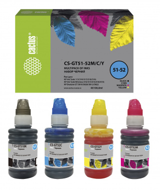 Чернила Cactus CS-GT51-52M/C/Y