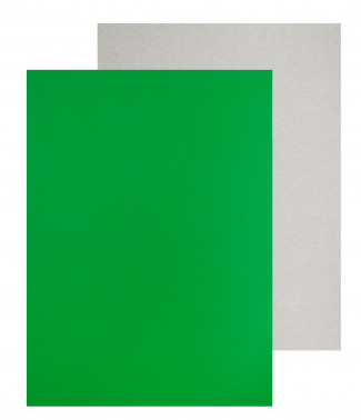 Картон цветной Silwerhof ассорти мелов. 8л. 8цв. A4 Собачка на скейте 230г/м2 1диз. обл.мел.картон папка