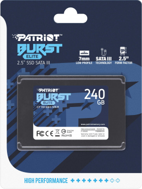 Накопитель SSD Patriot SATA III 240Gb PBE240GS25SSDR