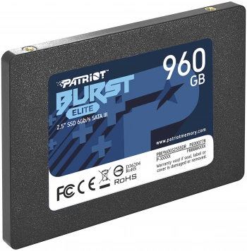 Накопитель SSD Patriot SATA-III 960GB PBE960GS25SSDR