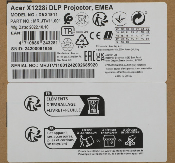 Проектор Acer X1228i